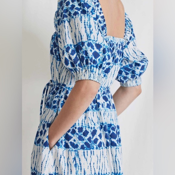 Apiece Apart Gali Shirred Midi Dress- NWOT - Picture 6 of 10